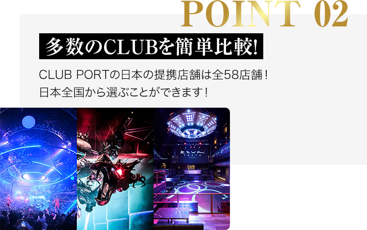 point02-多数のCLUBを簡単比較！
